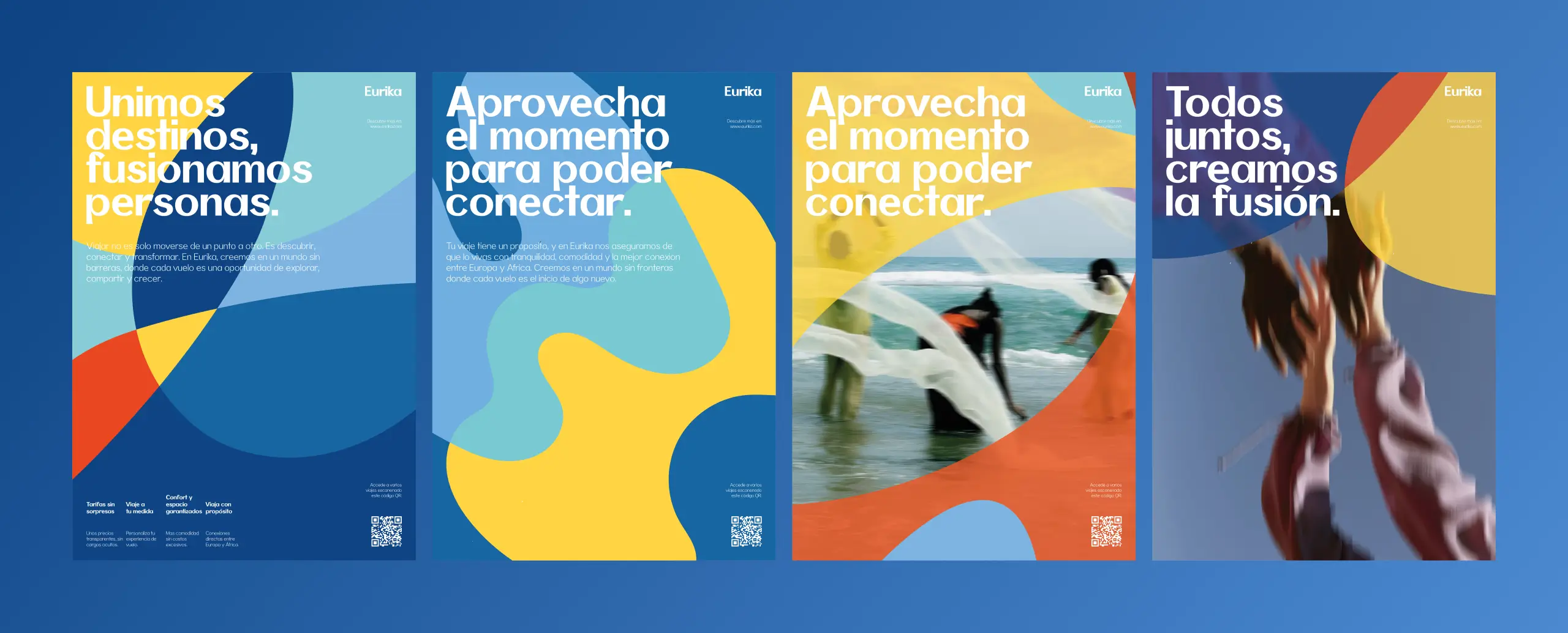 Piezas de cartelería de Eurika